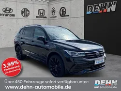 Deep black perleffekt (schwarz) Gebraucht 2023 VW Tiguan Allspace R-line SUV | 44.970 € (Etwas zu teuer)
