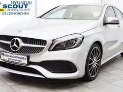 Silber (polarsilber) Gebraucht 2018 Mercedes A200 AMG line Limousine | 17.970 € (Fairer Preis)