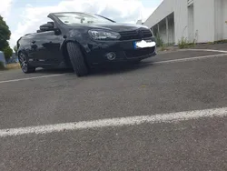 Schwarz Gebraucht 2011 VW Golf Cabriolet Cabrio | 9.500 € (Etwas zu teuer)