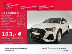 Gletscherweiß metallic Gebraucht 2024 Audi Q3 Sportback S-Line SUV | 44.337 € (Guter Preis)