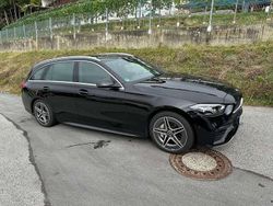Schwarz Gebraucht 2021 Mercedes C200 AMG line Kombi | 37.000 € (Teuer)