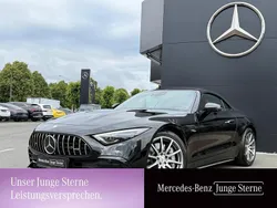 Schwarzlack obsidianschwarz Gebraucht 2024 Mercedes SL43 AMG Premium Plus Cabrio | 105.830 € (Fairer Preis)
