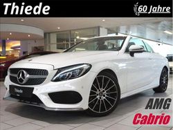 Polarweiss Gebraucht 2018 Mercedes C180 AMG line Cabrio | 26.800 € (Guter Preis)
