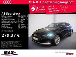Mythosschwarz metallic Gebraucht 2024 Audi A3 Advanced Plus Limousine | 33.019 € (Guter Preis)