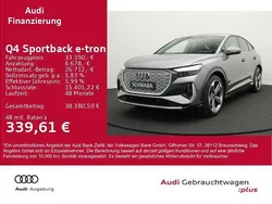 Grau Gebraucht 2022 Audi Q4 Sportback e-tron S-Line SUV | 33.390 € (Fairer Preis)