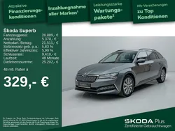 Graphitegrau metallic met. Gebraucht 2023 Skoda Superb Ambition Kombi | 26.889 € (Superpreis)