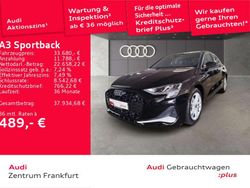 Mythosschwarz metallic/mythoss Gebraucht 2025 Audi A3 Advanced Limousine | 33.680 € (Superpreis)