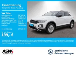 Pure white Gebraucht 2025 VW T-Roc Life SUV | 28.760 € (Guter Preis)