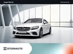 Unilack polarweiß Gebraucht 2019 Mercedes C180 AMG line Coupé | 30.890 € (Guter Preis)