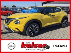 Iconic yellow metallic Neu 2025 Nissan Juke Acenta SUV | 26.350 € (Etwas zu teuer)