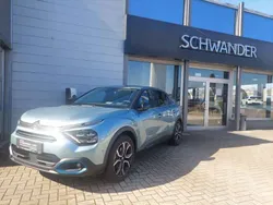 Blau Gebraucht 2023 Citroën e-C4 Shine Limousine | 23.990 € (Etwas zu teuer)
