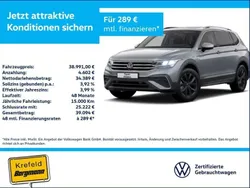 Grau / platinum grey Gebraucht 2024 VW Tiguan Allspace Move SUV | 38.991 € (Fairer Preis)