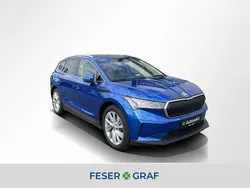 Raceblau metallic Gebraucht 2022 Skoda Enyaq iV Suite SUV | 34.480 € (Fairer Preis)
