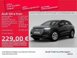 Mythosschwarz metallic Gebraucht 2023 Audi Q4 e-tron SUV | 27.441 € (Guter Preis)