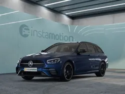 Blau Gebraucht 2023 Mercedes E220 AMG Kombi | 48.548 € (Fairer Preis)