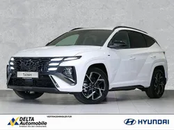 Atlas white / sol Gebraucht 2024 Hyundai Tucson N Line SUV | 36.280 € (Guter Preis)