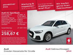 Gletscherweiß metallic Gebraucht 2024 Audi A1 Sportback Advanced Plus Kleinwagen | 24.980 € (Fairer Preis)