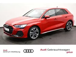 Progressivrot metallic Gebraucht 2024 Audi A3 S-Line Limousine | 34.690 € (Etwas zu teuer)