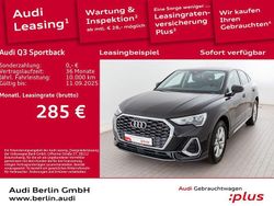 Mythosschwarz metallic Gebraucht 2024 Audi Q3 Sportback S-Line SUV | 40.900 € (Fairer Preis)