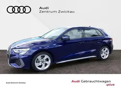 Blau Gebraucht 2022 Audi A3 Sportback S-Line Kombi | 24.830 € (Guter Preis)