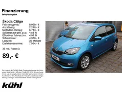 Crystal blau metallic Gebraucht 2018 Skoda Citigo Clever Kleinwagen | 8.790 € (Fairer Preis)