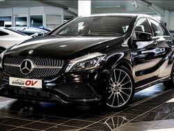 Schwarz Gebraucht 2018 Mercedes A200 AMG line Kleinwagen | 16.250 € (Superpreis)