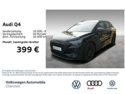 Schwarz (mythosschwarz metallic) Gebraucht 2024 Audi Q4 e-tron Basis SUV | 54.950 €