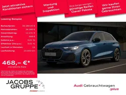 Blau Gebraucht 2024 Audi A3 Sportback S-Line Limousine | 36.580 € (Guter Preis)