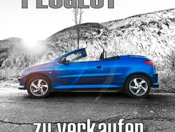 Blau Gebraucht 2003 Peugeot 206 CC Cabrio | 530 €