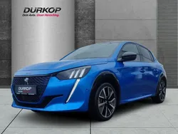Blau Gebraucht 2021 Peugeot e-208 GT Kleinwagen | 18.490 € (Fairer Preis)