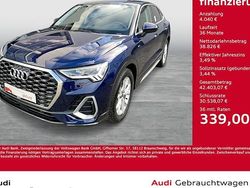 Blau Gebraucht 2025 Audi Q3 Sportback S-Line SUV | 42.866 € (Fairer Preis)