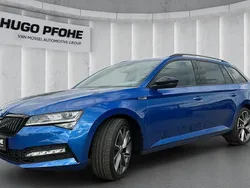 Blau Gebraucht 2022 Skoda Superb SportLine Kombi | 39.850 € (Etwas zu teuer)