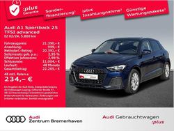 Navarrablau metallic Gebraucht 2024 Audi A1 Sportback Advanced Plus Kleinwagen | 21.390 € (Fairer Preis)
