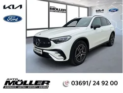 Weiss Gebraucht 2023 Mercedes GLC220 AMG line SUV | 53.799 € (Guter Preis)