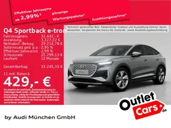 Taifungrau metallic Gebraucht 2022 Audi Q4 e-tron S-Line SUV | 32.442 € (Etwas zu teuer)