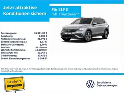 Silber / pyrit silber Gebraucht 2024 VW Tiguan Allspace Life SUV | 35.991 € (Superpreis)