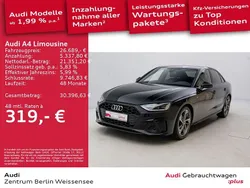 Mythosschwarz metallic Gebraucht 2021 Audi A4 S-Line Limousine | 26.389 € (Superpreis)