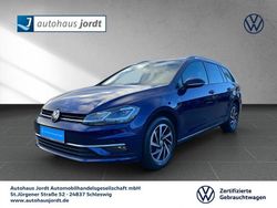Atlantikblue (metallic) Gebraucht 2018 VW Golf VII Join Kombi | 15.960 € (Fairer Preis)