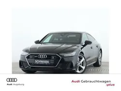 Schwarz Gebraucht 2022 Audi A7 Sportback S-Line Kleinwagen | 47.790 € (Etwas zu teuer)