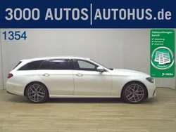 Weiss Gebraucht 2021 Mercedes E220 AMG line Kombi | 29.680 € (Guter Preis)
