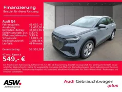 Kieselgrau Gebraucht 2024 Audi Q4 e-tron Basis SUV | 45.630 € (Etwas zu teuer)
