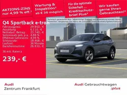 Kieselgrau Gebraucht 2023 Audi Q4 Sportback e-tron SUV | 29.850 € (Guter Preis)