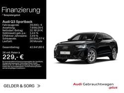 Schwarz Gebraucht 2025 Audi Q3 Sportback S-Line SUV | 39.880 € (Guter Preis)