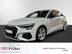 Gletscherweiß metallic (weiss) Gebraucht 2023 Audi A3 S-Line Limousine | 29.400 € (Fairer Preis)
