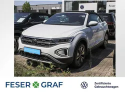 Pure white schwarz Gebraucht 2024 VW T-Roc Cabriolet Move Cabrio | 29.880 € (Superpreis)