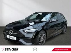 Unilack schwarz Gebraucht 2025 Mercedes C220 AMG line Kombi | 47.880 € (Teuer)
