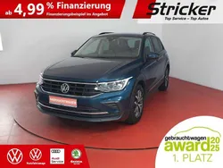 Nightshade blue metallic Gebraucht 2021 VW Tiguan Life SUV | 22.950 € (Superpreis)