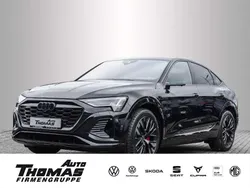 Mythosschwarz metallic Gebraucht 2023 Audi Q8 e-tron S-Line SUV | 62.659 € (Etwas zu teuer)