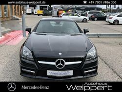 Lack obsidianschwarz Gebraucht 2015 Mercedes SLK200 AMG line Cabrio | 17.950 € (Fairer Preis)