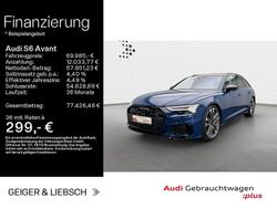 Ascariblau metallic Gebraucht 2024 Audi S6 Ambiente Kombi | 69.985 € (Etwas zu teuer)